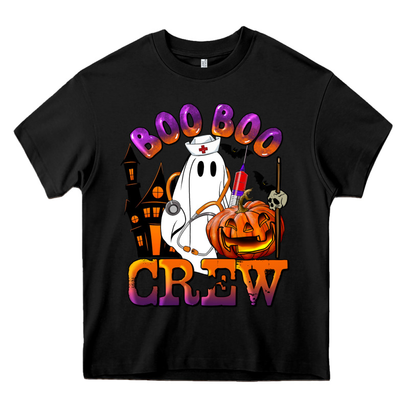 Boo Boo Crew Nurse Heavy Core Tee by LillyAllenDesigns | Teevron