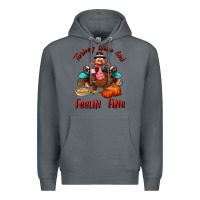 Rock turkey wine and feelin fine Premium Hoodie - BundleAndBundleShop