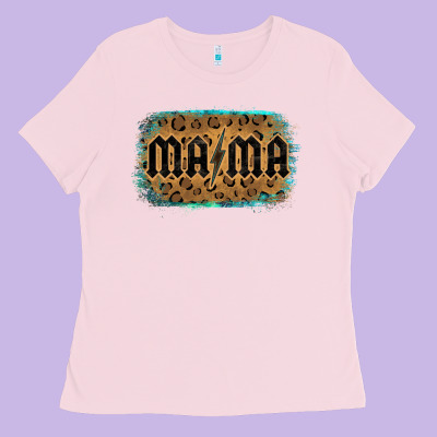 Leopard Patterned Mama Tried Ladies Tee Designed By Bettercallsaul