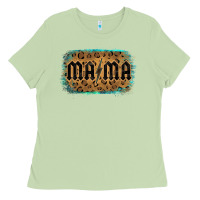 Matcha Leopard Patterned Mama Tried Ladies Tee - Bettercallsaul
