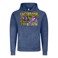 Vintage Denim im catchin if youre throwin Vintage Hoodie - CowGirlArtShop