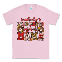 Bubblegum Pink somebody's loud mouth baseball mama Classic Tee - Jasminsmagicworld
