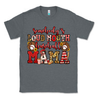 Charcoal Heather somebody's loud mouth baseball mama Classic Tee - Jasminsmagicworld