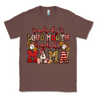 Chestnut somebody's loud mouth baseball mama Classic Tee - Jasminsmagicworld
