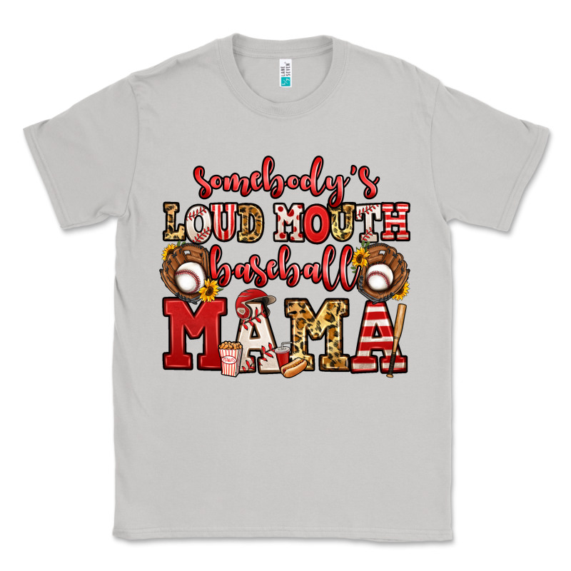 Somebody's Loud Mouth Baseball Mama Classic Tee by Jasminsmagicworld | Teevron