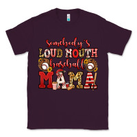 Plum somebody's loud mouth baseball mama Classic Tee - Jasminsmagicworld