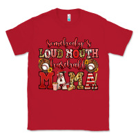 Red somebody's loud mouth baseball mama Classic Tee - Jasminsmagicworld
