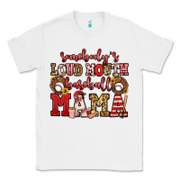 White somebody's loud mouth baseball mama Classic Tee - Jasminsmagicworld
