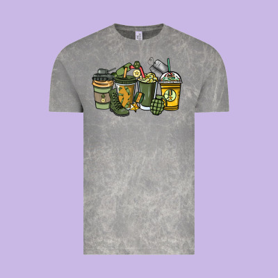 Army Coffee Cups 4th Of July Vintage Tee Designed By Howdyjamesfarm