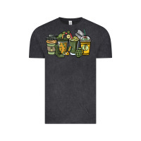 Vintage Black Army coffee cups 4th of july Vintage Tee - HowdyJamesFarm