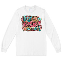 White Best Mom ever Mother's Day Long Sleeve Tee - CowGirlArtShop