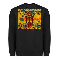 Black african mask tumbler Heavyweight Sweatshirt - BundleAndBundleShop