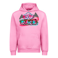 Fuchsia Pink go race Urban Hoodie - AdoDesignShop