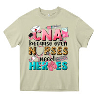 Mossy Western CNA Because Nurses Need Heroes Heavy Core Tee - LillyAllenDesigns