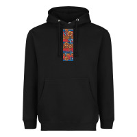 Black usa flag and cross penwraps Heavyweight Hoodie - Artiststas