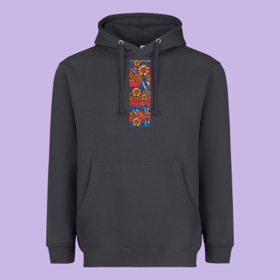 Usa Flag And Cross Penwraps Heavyweight Hoodie Designed By Artiststas