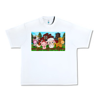 White cute farm animals Urban Heavy Tee - TumblerDesignByShophia