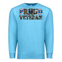 Ocean Blue armed forces day proud veteran Premium Sweatshirt - Artiststas