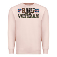 Pale Pink armed forces day proud veteran Premium Sweatshirt - Artiststas