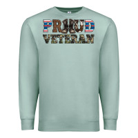 Seafoam armed forces day proud veteran Premium Sweatshirt - Artiststas