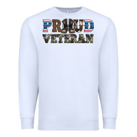 White armed forces day proud veteran Premium Sweatshirt - Artiststas