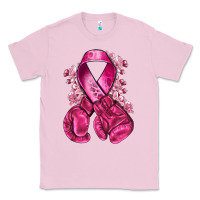 Bubblegum Pink breast cancer with boxing gloves Classic Tee - NancyCooperArtShop
