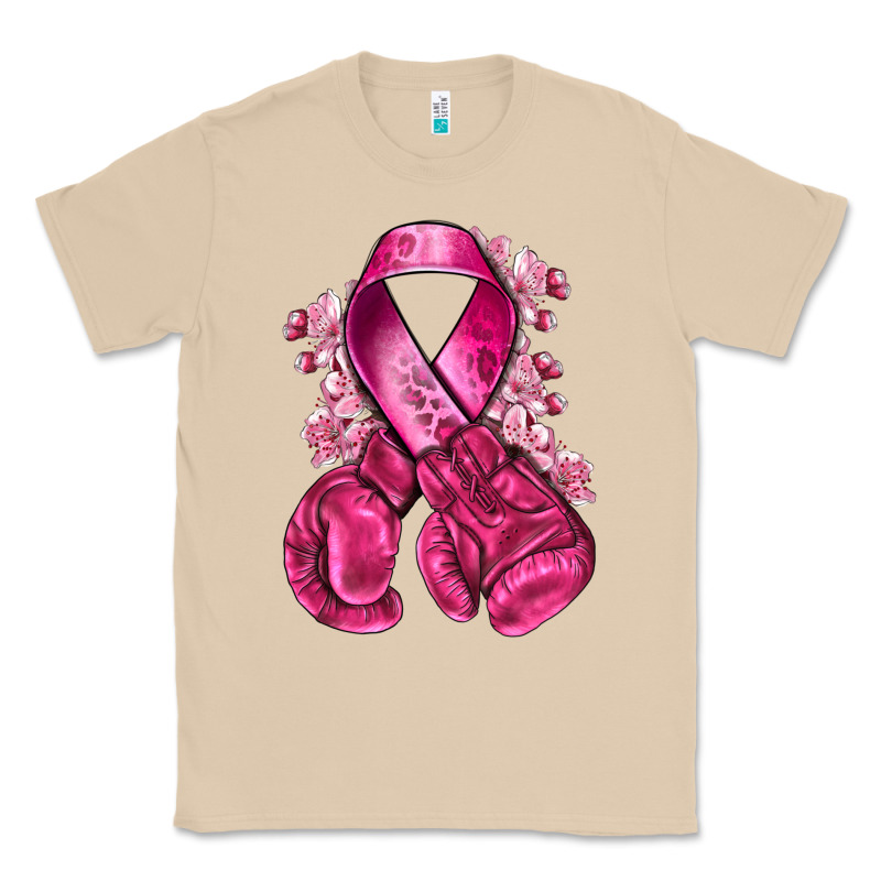 Breast Cancer With Boxing Gloves Classic Tee by NancyCooperArtShop | Teevron