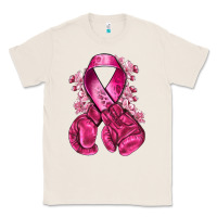 Natural breast cancer with boxing gloves Classic Tee - NancyCooperArtShop