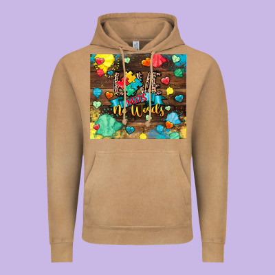 Love Needs No Words Vintage Hoodie Designed By Cowgirlartshop