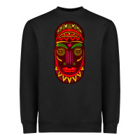 African Masks 3 Heavyweight Sweatshirt | Teevron