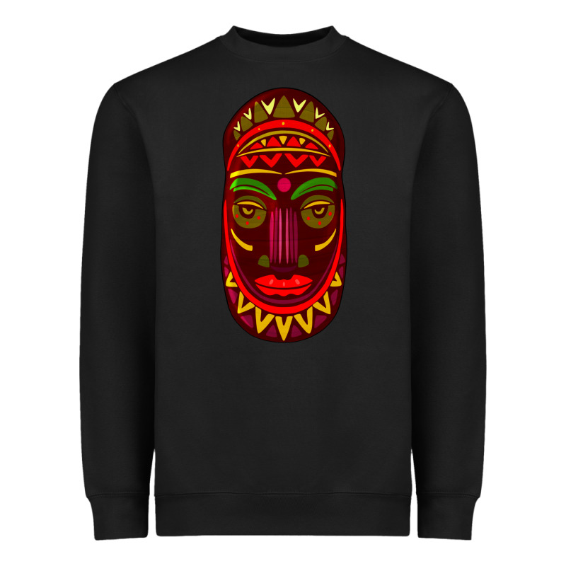 African Masks 3 Heavyweight Sweatshirt by BundleAndBundleShop | Teevron