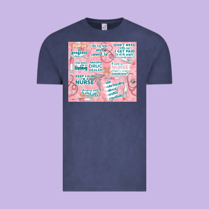 Funny Nurse Vintage Tee Designed By Tumblerdesignbyshophia