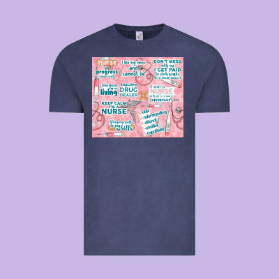 Funny Nurse Vintage Tee Designed By Tumblerdesignbyshophia