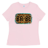 Bubblegum Pink Leopard Pattern Babe Tried Ladies Tee - Bettercallsaul