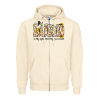 Sandshell the lord is my light and my salvation Zipper Hoodie - CowhideDigitalArt