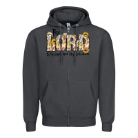 Smoke the lord is my light and my salvation Zipper Hoodie - CowhideDigitalArt