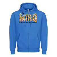 True Royal the lord is my light and my salvation Zipper Hoodie - CowhideDigitalArt