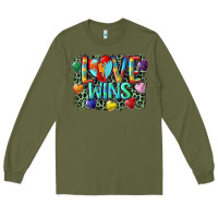 Army Green Love wins Long Sleeve Tee - CowGirlArtShop