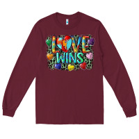 Burgundy Love wins Long Sleeve Tee - CowGirlArtShop