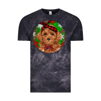 Cloud Black Christmas Toy Poodle Vintage Tee - RanaPortraitStore