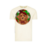 Vintage Arctic Christmas Toy Poodle Vintage Tee - RanaPortraitStore