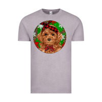 Vintage Zinc Christmas Toy Poodle Vintage Tee - RanaPortraitStore