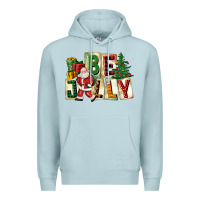 Blue Mist be jolly santa christmas Premium Hoodie - FaDigitalArtStudio