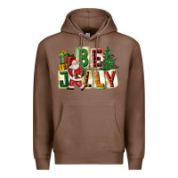 Chestnut be jolly santa christmas Premium Hoodie - FaDigitalArtStudio