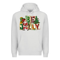 Dove Grey be jolly santa christmas Premium Hoodie - FaDigitalArtStudio