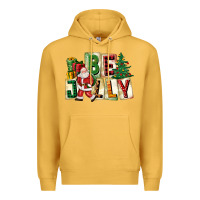 Mustard be jolly santa christmas Premium Hoodie - FaDigitalArtStudio