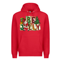 Red be jolly santa christmas Premium Hoodie - FaDigitalArtStudio