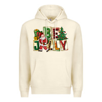 Sandshell be jolly santa christmas Premium Hoodie - FaDigitalArtStudio