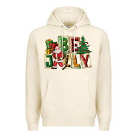 Tofu be jolly santa christmas Premium Hoodie - FaDigitalArtStudio