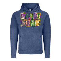 Vintage Denim mardi  gras Vintage Hoodie - CowGirlArtShop